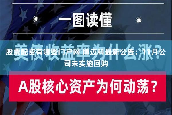 股票配资有哪些门户网 博迈科最新公告：11月公司未实施回购