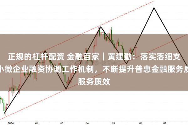 正规的杠杆配资 金融百家｜黄建勤：落实落细支持小微企业融资协